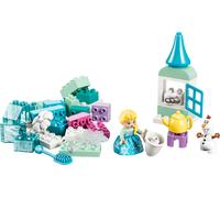 LEGO Duplo Disney Frozen: Caja Creativa con Elsa y Olaf - Juego Educativo para Motricidad Fina - Juguete Montessori con 2 Figuras - Aprender Jugando - Regalo para Niñas y Niños de 2+ Años - 10462