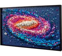 LEGO Art Galaxia Vía Láctea Arte Mural y Decoración de Pared para el Salón y Hogar, Regalo Creativo de Astronomía para Hombres y Mujeres, Maqueta para Adultos, Póster 3D 31212