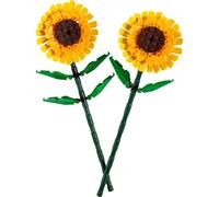 LEGO Botanicals Girasoles Kit de Maqueta de Flores Artificiales Amarillas - Accesorio de Dormitorio y Decoración Floral para el Hogar - Regalo para Niñas, Niños de 8+ Años y Adolescentes 40524