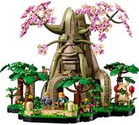 LEGO The Legend of Zelda Gran Árbol Deku “2 en 1” - Regalo para Padres - Maquetas para Adultos Fans de los Videojuegos Ocarina of Time y Breath of The Wild - Zelda y 3 Minifiguras de Link 77092