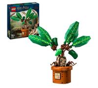 LEGO Harry Potter Mandrágora, Figura Coleccionable de Planta y Maceta como Decoración del Dormitorio y Estantería, Regalo para Niñas y Niños Fans, Juguete de Construcción 76433