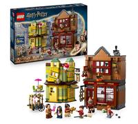 LEGO Harry Potter Artículos de Calidad para Quidditch y Heladería - Tiendas del Callejón Diagon de Juguete - 6 Minifiguras, Nimbus 2000 y Snitch Dorada - Regalo para Niños y Niñas de 8+ Años 76452