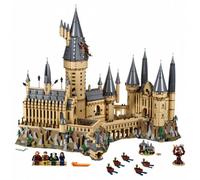 Lego harry potter castillo de hogwarts con botes y animales, maqueta p