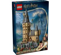 LEGO Harry Potter Castillo de Hogwarts: Torre Central - Castillo de Juguete con Cuarto de Llaves Voladoras y Ajedrez Mágico - 12 Minifiguras - Regalo para Niñas y Niños de 10+ Años 76454