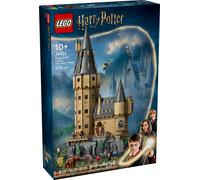 LEGO Harry Potter Castillo de Hogwarts: Torre Central - Castillo de Juguete con Cuarto de Llaves Voladoras y Ajedrez Mágico - 12 Minifiguras - Regalo para Niñas y Niños de 10+ Años 76454