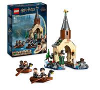 LEGO Harry Potter Cobertizo del Castillo de Hogwarts de Juguete de Fantasía para Construir con 2 Botes y 5 Minifiguras de Personajes, Regalo para Niñas, Niños y Fans de 8 Años o Más 76426