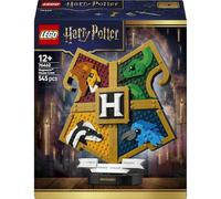 LEGO Harry Potter Escudo de Casa de Hogwarts de Juguete - Maqueta 3D con Animales - Decoración para la Pared del Dormitorio - Regalo de Cumpleaños para Niñas y Niños de 12+ Años y Adolescentes - 76462