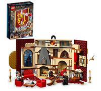 Lego Harry Potter Gryffindor House Banner Set 76409 con elementos de construcción de Hogwarts, juguete de sala común o exhibición de pared, juguete de viaje plegable, coleccionable con 3 minifiguras