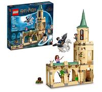 LEGO Harry Potter Hogwarts Courtyard: Sirius's Rescue 76401 Castle Tower Toy, set coleccionable con figura Buckbeak Hippogriff y celda de prisión