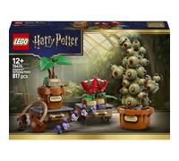 LEGO Harry Potter Hogwarts: Plantas de Herbología 76474 | Juguetes para niños de 12+ años, plantas artificiales en maceta, decoración de habitación, regalo de cumpleaños, 817 piezas