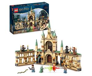 LEGO Harry Potter La Batalla de Hogwarts, Castillo de Juguete con Minifiguras de Molly Weasley, Bellatrix Lestrange, Voldemort y la Espada de Gryffindor, Las Reliquias de la Muerte Parte 2 76415
