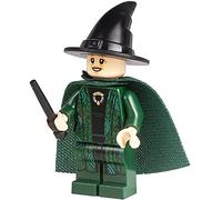 LEGO Harry Potter: Minifigura del profesor Mcgonagall con capa verde y varita