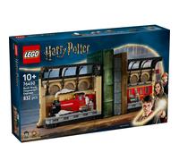 LEGO Harry Potter Rincón Entre Libros: Expreso de Hogwarts - Sujetalibros con un Tren de Juguete -2 Minifiguras (Harry y Ron Weasley) y Figura de Hedwig - Regalo para Niñas y Niños de 10+ Años 76450