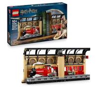 LEGO Harry Potter Rincón Entre Libros: Expreso de Hogwarts - Sujetalibros con un Tren de Juguete -2 Minifiguras (Harry y Ron Weasley) y Figura de Hedwig - Regalo para Niñas y Niños de 10+ Años 76450