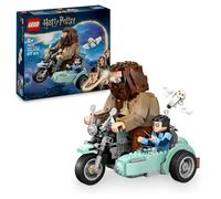 LEGO Harry Potter Viaje en Moto de Hagrid y Harry - Moto de Juguete con Sidecar y Figura de Hedwig la Lechuza - Regalo de Cumpleaños para Niñas y Niños de 9+ Años y Fans del Mundo Mágico 76443