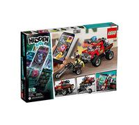 LEGO - Hidden Side Camión Acrobático de El Fuego Juguete de construcción con realidad aumentada, incluye coche todoterreno y motocicleta, Novedad 2019 (70421)