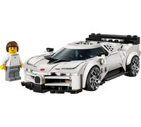 LEGO Speed Champions Hiperdeportivo Bugatti Centodieci - Kit de Maquetas de Coche de Juguete con Minifigura de Conductor - Regalo de Cumpleaños para Niños de 9+ Años 77240