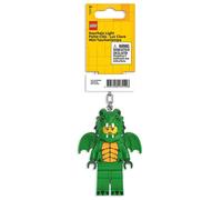 LEGO Iconic Dragon Suit Girl Minifigura Luz Llave LED Lite - Verde Claro