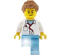 Lego Iconic Lámpara de Bolsillo LED Médico Masculino - Funciona con Pilas (7,62 x 4,14 x 13,97 cm) - Temporizador de Apagado Automático - Pilas Incluidas