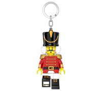 LEGO Iconic - Llavero de Navidad con diseño de cascanueces con luz LED, blanco, 9cm