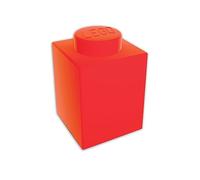 IQ LEGO Iconic Luz Nocturna 1x1 Silicona Brick LED - Rojo - Con cambio automático de 8 colores y bloqueo manual de colores (3 pilas AAA incluidas) - Dimensiones: 116 mm de altura x 78 mm de ancho.