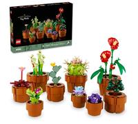 Lego Icons - 10329 Juego de construcción de Plantas pequeñas, decoración de Cactus, Idea de Regalo para los Amantes de Las Flores, Flora carnívora, Tropical y árida, Construir y exhibir