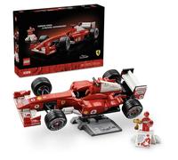 LEGO Icons Ferrari F2004 y Michael Schumacher - Maqueta para Adultos de Coche de F1 - Motor V10 con Minifigura de Piloto Coleccionable - Regalo para Hombres y Mujeres Fans de la Fórmula 1-11375