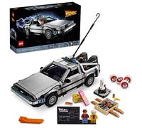 LEGO Icons Back to The Future Time Machine 10300, kit de construcción de coche basado en Delorean de la icónica película, construcción perfecta para adolescentes y adultos que aman crear