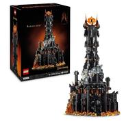LEGO Icons El Señor de los Anillos: Barad-dûr Maqueta para Adultos Fortaleza de ESDLA, Minifiguras de Personajes Inc. Sauron, Gothmog, Orcos, Frodo, Sam y Gollum, Regalo para Hombres y Mujeres 10333