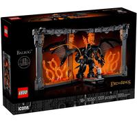 Set LEGO Icons Rincón entre Libros El Señor de los Anillos Balrog 1201 piezas Adultos