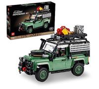 LEGO Icons Land Rover Classic Defender 90 10317 - Juego de construcción de autos para adultos y amantes de los autos clásicos, este proyecto inmersivo basado en un icono todoterreno es un gran regalo