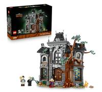 LEGO Icons Mansión de la Alcaldesa - Kit de Construcción para Adultos - Maqueta 3D de Casa de Estilo Gótico y 3 Minifiguras Que Brillan - Decoración para el Salón - Idea de Regalo - 11383