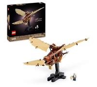 LEGO Icons Máquina Voladora de Leonardo da Vinci 10363 | Set para adultos, ornitóptero con soporte, decoración salón y dormitorio, kit de maquetas, regalo de cumpleaños, 493 piezas