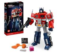 LEGO Icons Optimus Prime, Maqueta para Construir para Adultos, Modelo 2-en-1 Transformers, Robot y Camión, Idea de Regalo para Hombres y Mujeres 10302