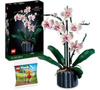 Lego Icons Orquídea 10311: Juego de Decoración de Flores Con Bolsa de Plástico para Jardín, Diseño de Bloques de Sujeción para Adultos de la Colección Botánica