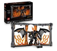 LEGO Icons Rincón Entre Libros: El Señor de los Anillos: Balrog Kit de Decoración, Set de Construcción, Regalo para Adultos y Amantes de la Épica Trilogía Cinematográfica 10367