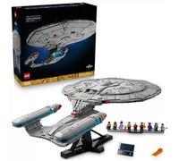 LEGO Icons Star Trek: U.S.S. Enterprise NCC-1701-D Maqueta para Adultos - Naves Auxiliares, Módulo Separable y 9 Minifiguras Inc. Jean-Luc Picard y William Riker - Regalo para Hombres y Mujeres 10356