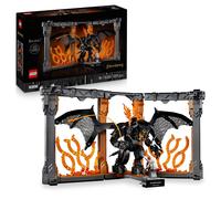 LEGO Icons Rincón Entre Libros: El Señor de los Anillos: Balrog Kit de Decoración, Set de Construcción, Regalo para Adultos y Amantes de la Épica Trilogía Cinematográfica 10367