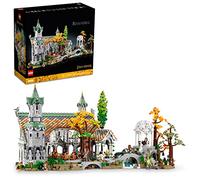 LEGO Icons El Señor de los Anillos: Rivendell Building Model Kit para adultos, construye y exhibe un valle de la Tierra Media con 15 minifiguras, un gran regalo para fanáticos de LOTR y amantes del