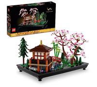 LEGO 10315 Icons Jardín Meditativo, Jardín Zen Botánico para Adultos con Flores de Loto, Decoración de Escritorio Personalizable, Inspirado en Tradiciones Japonesas, Regalo de Jardinería Mindfulness