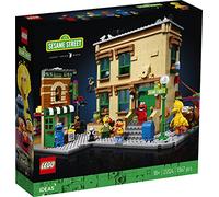 LEGO Ideas 123 Sesame Street 21324 Kit de construcción; impresionante modelo de construcción y exhibición para adultos con Elmo, monstruo de galletas, Ernie y Big Bird, nuevo 2021 (1.367 piezas)