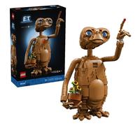 LEGO Ideas E.T. The Extra-Terrestrial - Kit de Construcción para Adultos - Figura Articulada de Extraterrestre, Flor con Maceta y ladrillo con Luz - Regalo para Cinéfilos Nostálgicos - 21370