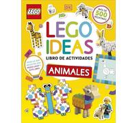 LEGO Ideas Libro de Actividades: Animales: ¡Todo lo que necesitas son piezas Lego® y este libro! Más de 500 pegatinas