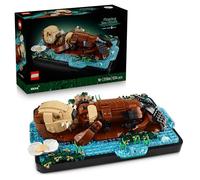 LEGO Ideas Nutrias Marinas a Flote 21366 | Set para adultos, figuras articuladas de animales marinos, decoración de la estantería, regalo de cumpleaños, 1234 piezas