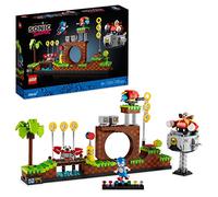 LEGO Ideas Sonic The Hedgehog - Green Hill Zone, Maqueta para Construir Adultos, Set con Dr. Eggman, Regalo Inspirado en Videojuego de los 90 para Hombres y Mujeres 21331
