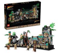 LEGO Indiana Jones Temple of The Golden Idol 77015 Proyecto de construcción para adultos, icónicos asaltantes de la escena de la película Lost Ark, incluye 4 minifiguras: Indiana Jones, Satipo, Belloq