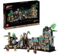 LEGO Indiana Jones Templo del Ídolo Dorado, Maqueta para Construir para Adultos, Película en Busca del Arca Peridda, Set Interactivo con Mini Figuras 77015
