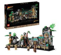 LEGO Indiana Jones Templo del Ídolo Dorado, Maqueta para Construir para Adultos, Película en Busca del Arca Peridda, Set Interactivo con Mini Figuras 77015