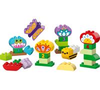 LEGO Duplo Mi Ciudad Jardín y Flores Creativas - Juguetes Montessori para Niñas y Niños de 2+ Años -Juguete Apilable con Ladrillos de Flores y Números para la Motricidad Fina 10444