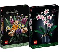 Lego - Juego de 2 orquídeas 10311 y ramo de flores 10280